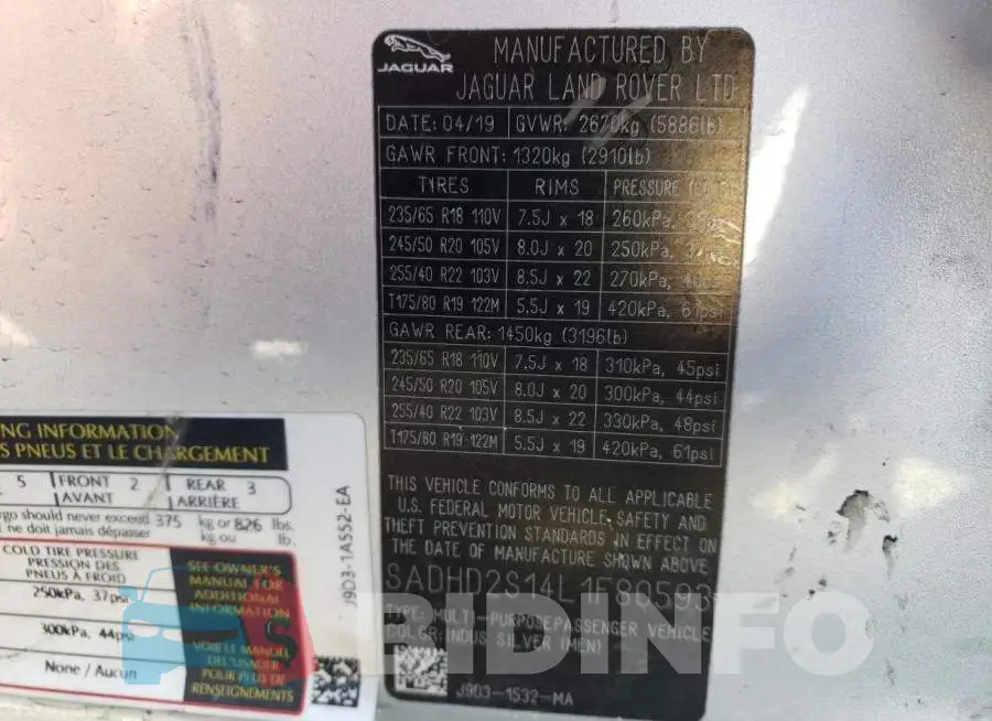 SADHD2S14L1F80593 Photo# 12