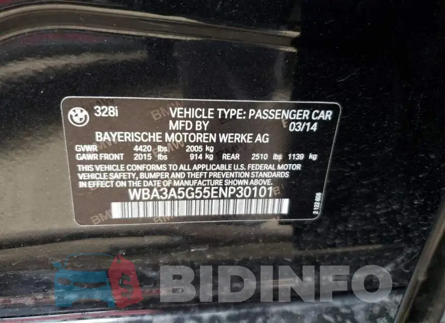 WBA3A5G55ENP30101 Photo# 13