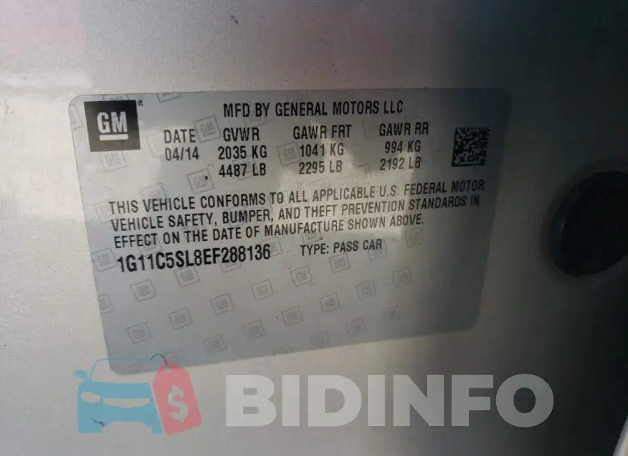 1G11C5SL8EF288136 Photo# 13