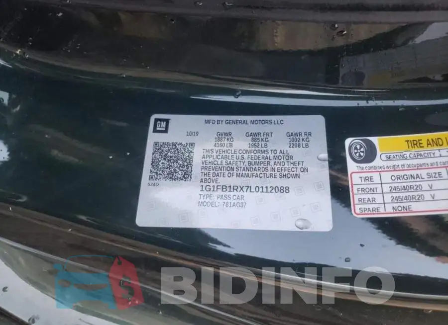 1G1FB1RX7L0112088 Photo# 10