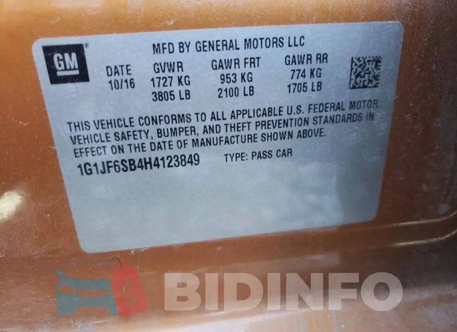 1G1JF6SB4H4123849 Photo# 10