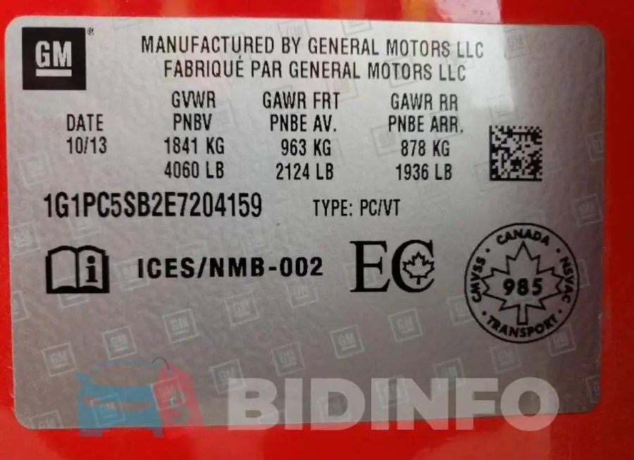 1G1PC5SB2E7204159 Photo# 10