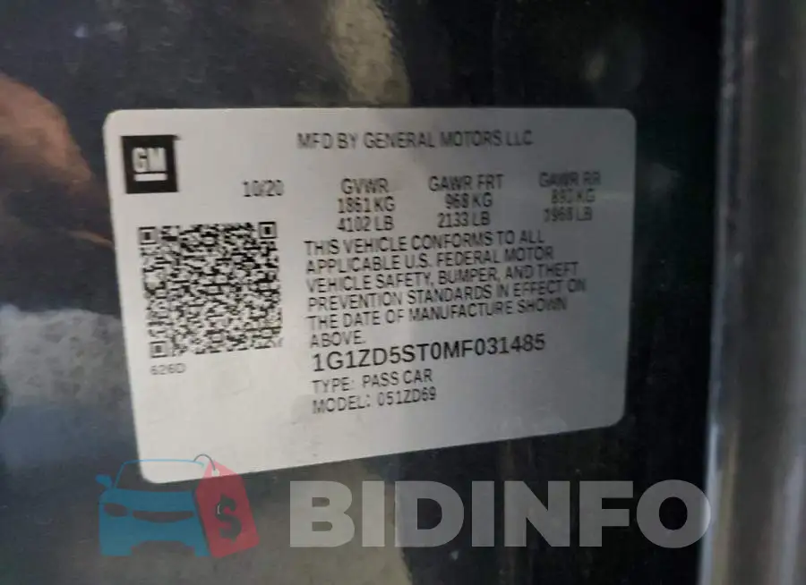 1G1ZD5ST0MF031485 Photo# 12