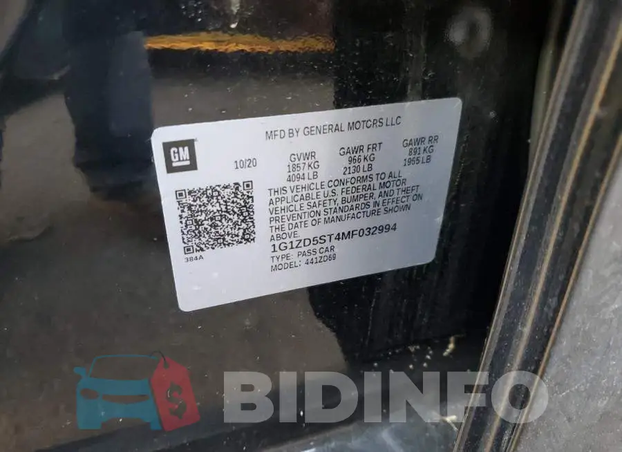 1G1ZD5ST4MF032994 Photo# 12