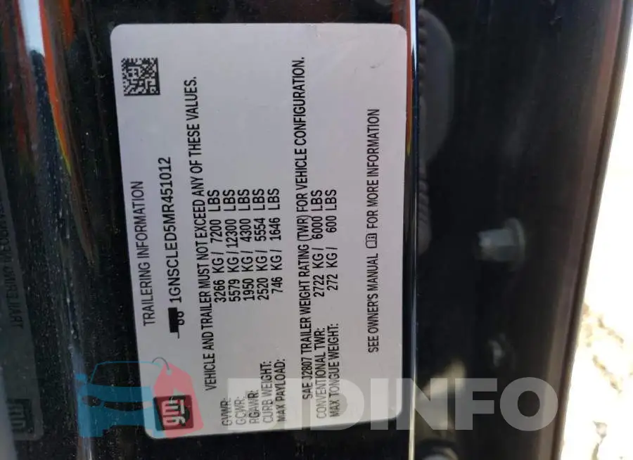 1GNSCLED5MR451012 Photo# 13