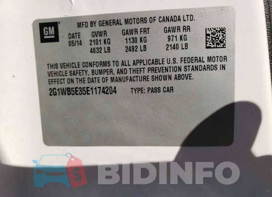 2G1WB5E35E1174204 Photo# 10