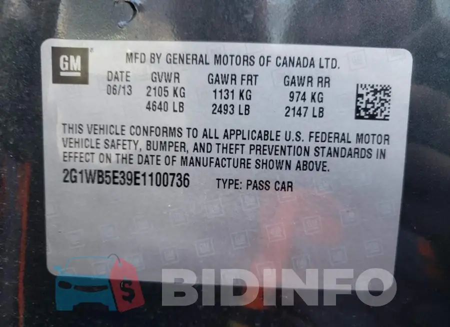 2G1WB5E39E1100736 Photo# 10