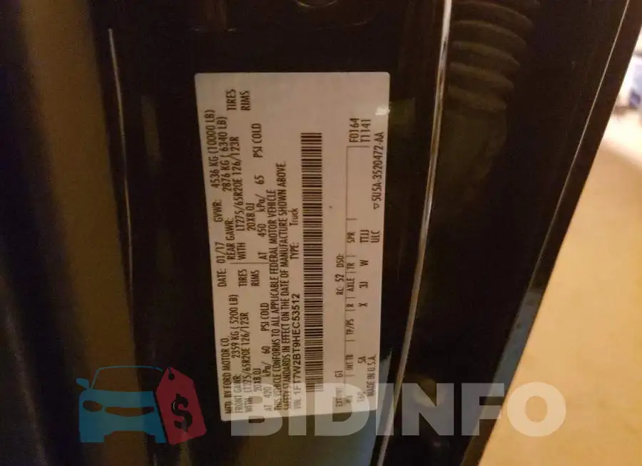 1FT7W2BT9HEC53512 Photo# 13