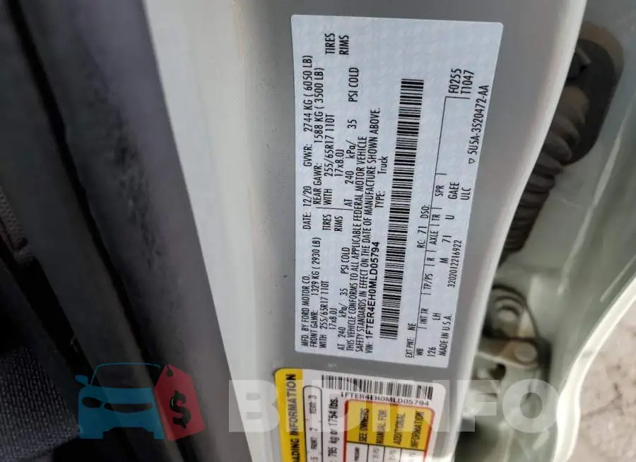 1FTER4EH0MLD05794 Photo# 10