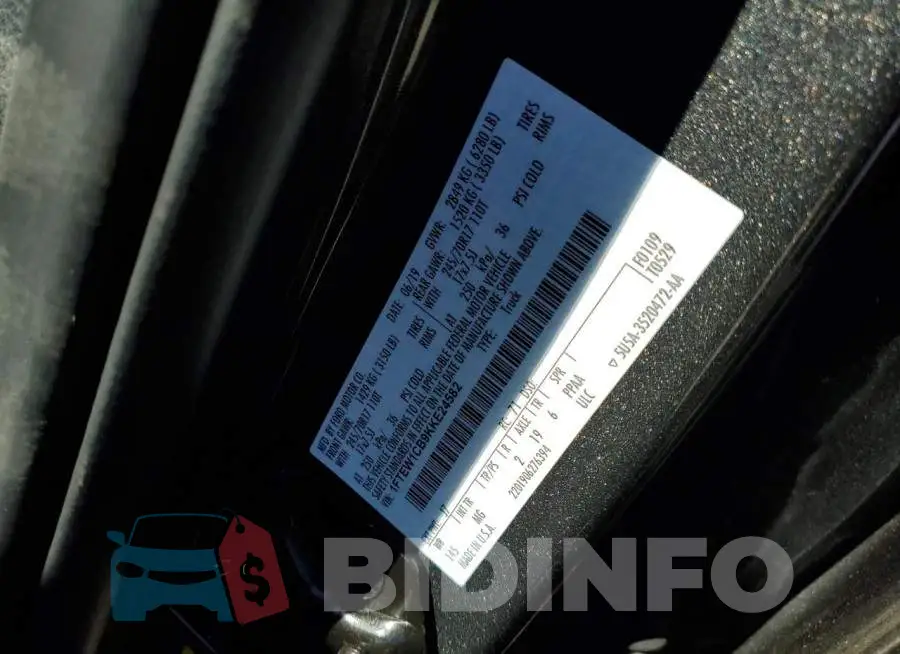 1FTEW1CB9KKE24582 Photo# 12