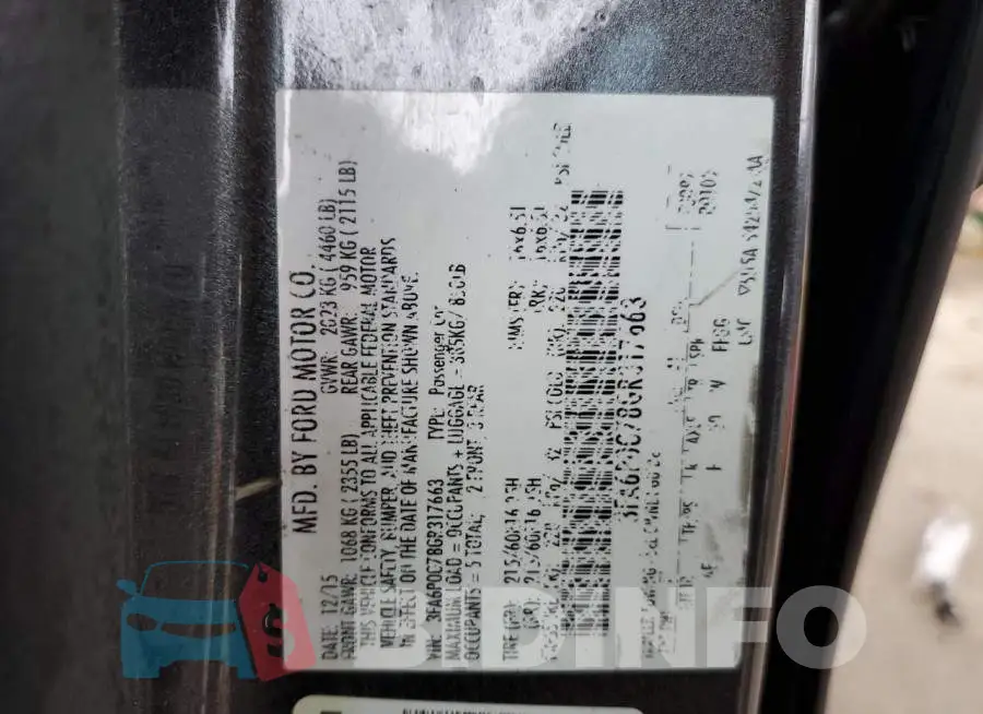 3FA6P0G78GR317663 Photo# 12