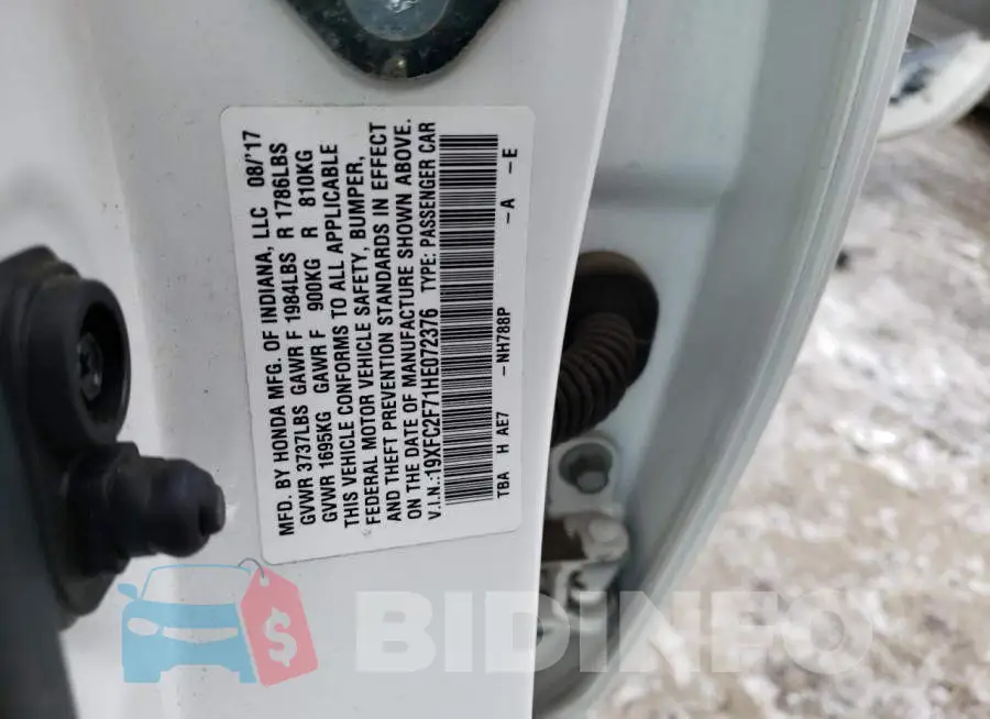 19XFC2F71HE072376 Photo# 13