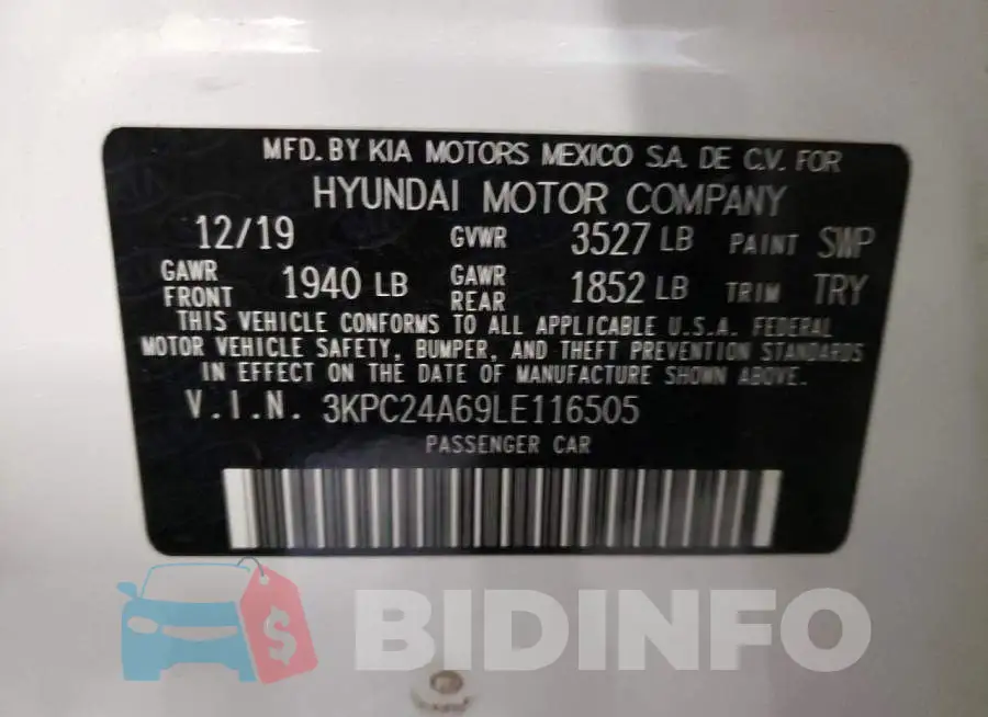 3KPC24A69LE116505 Photo# 12