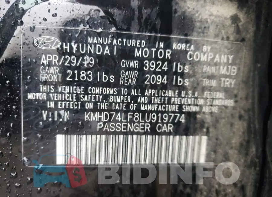 KMHD74LF8LU919774 Photo# 12