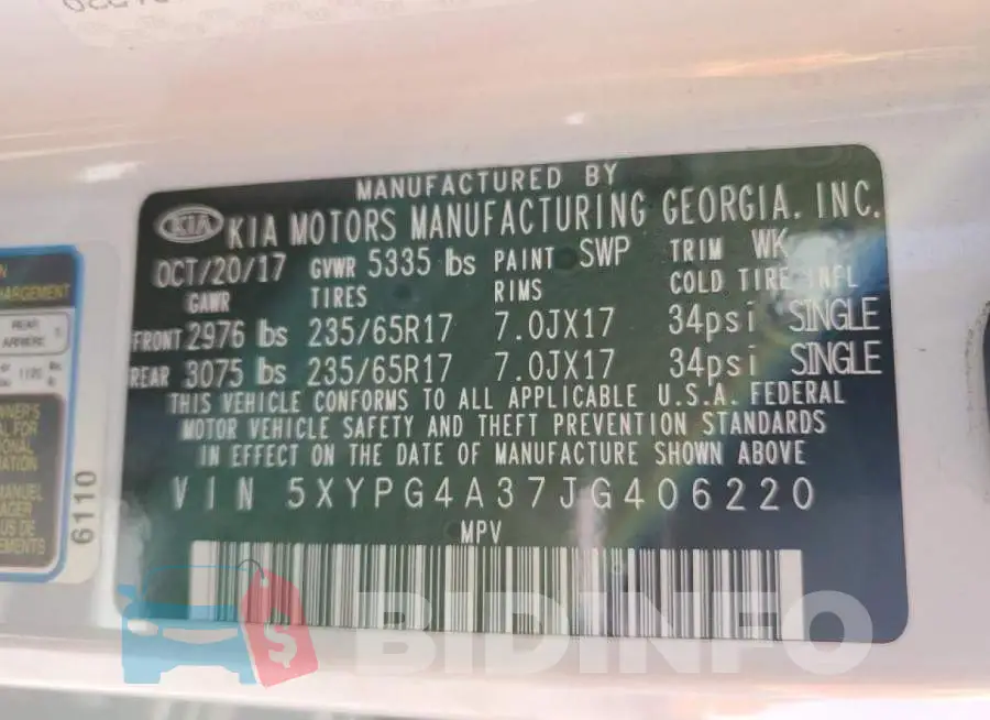 5XYPG4A37JG406220 Photo# 13