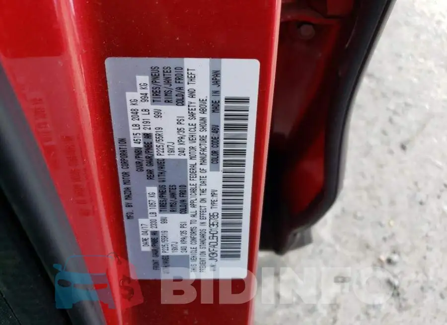 JM3KFADL5H0135785 Photo# 13