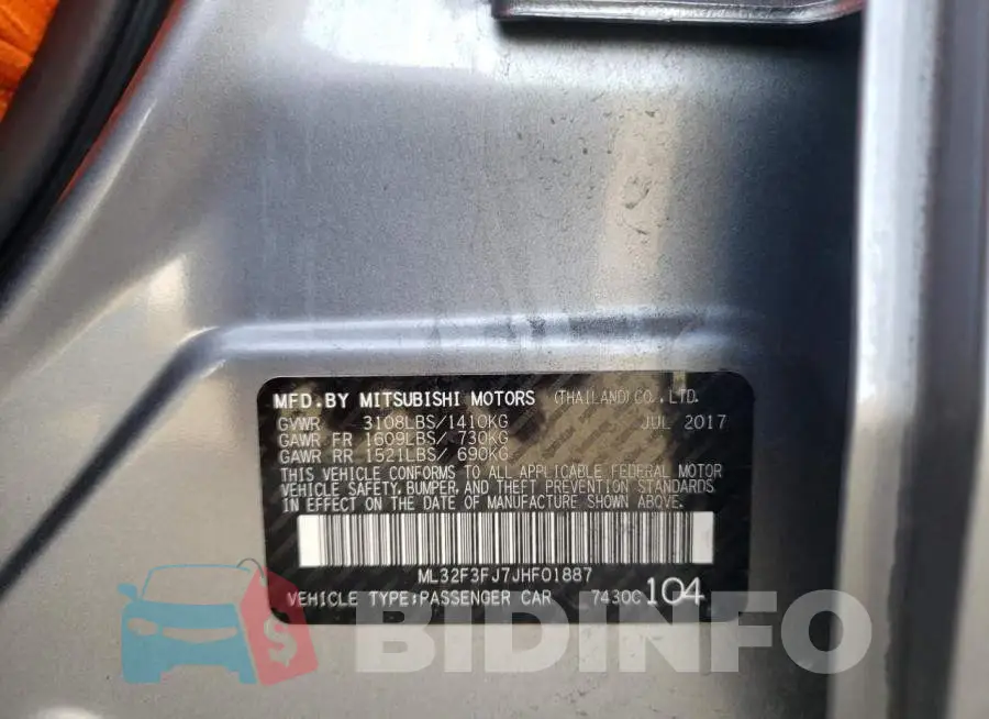 ML32F3FJ7JHF01887 Photo# 12