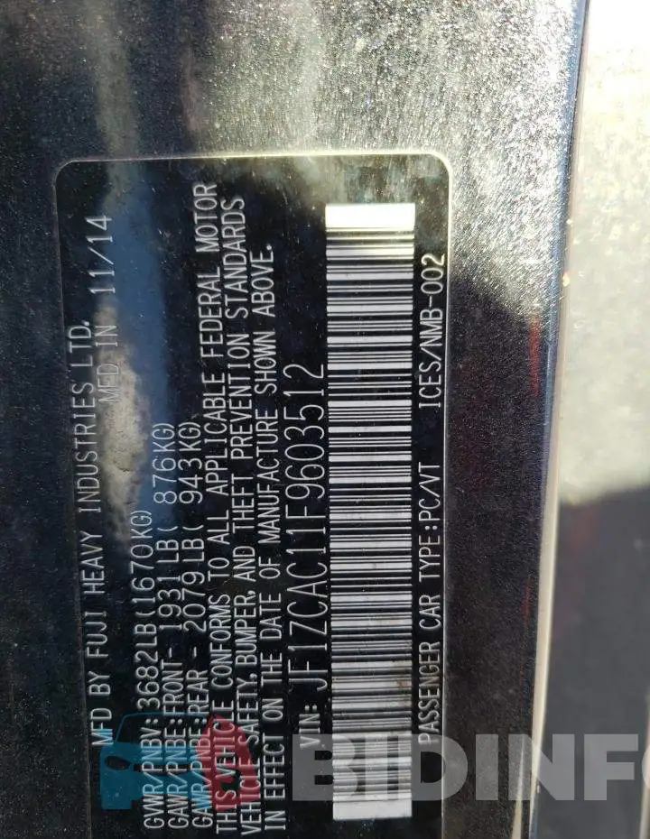 JF1ZCAC11F9603512 Photo# 12