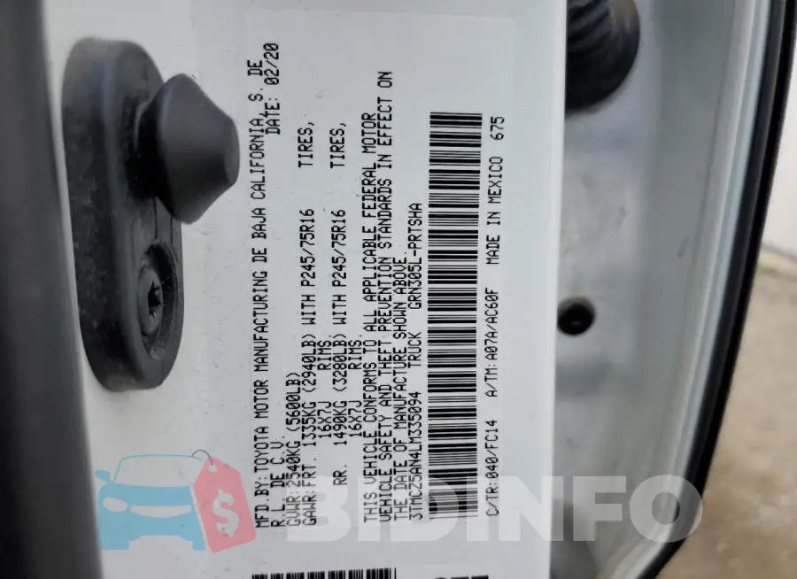 3TMCZ5AN4LM335094 Photo# 10
