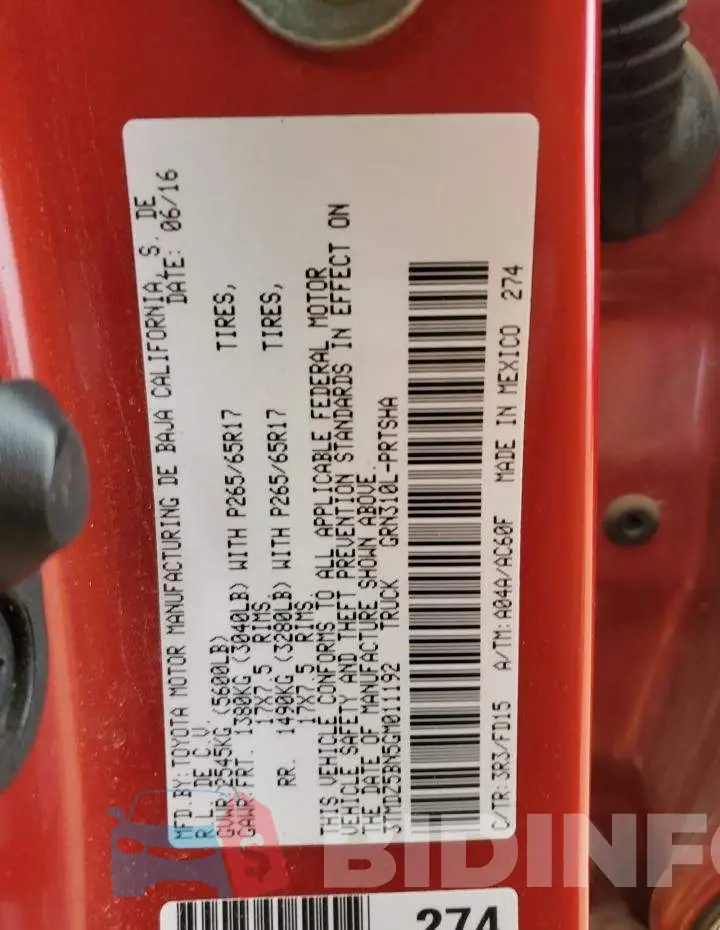 3TMDZ5BN5GM011192 Photo# 13