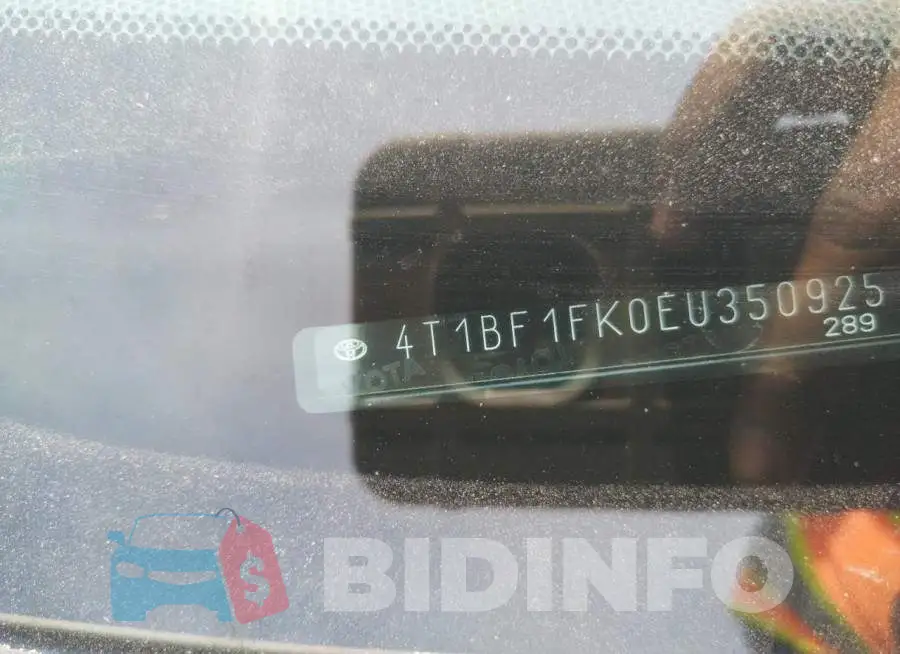 4T1BF1FK0EU350925 Photo# 12