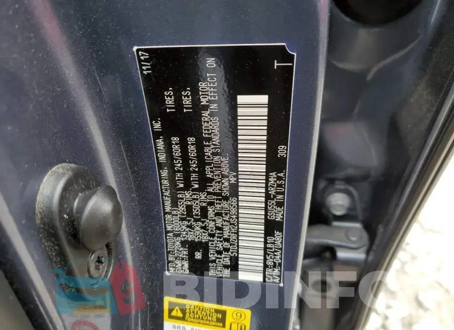 5TDJZRFH2JS498566 Photo# 13