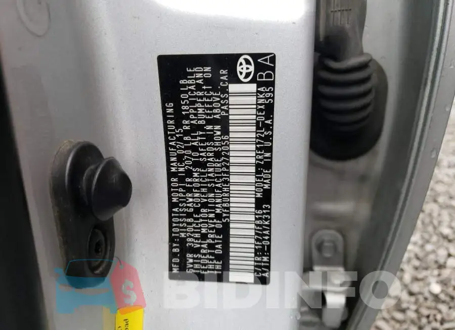 5YFBURHE3FP272056 Photo# 12