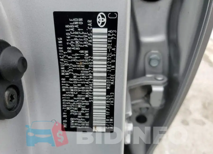 5YFEPMAE2MP270622 Photo# 12