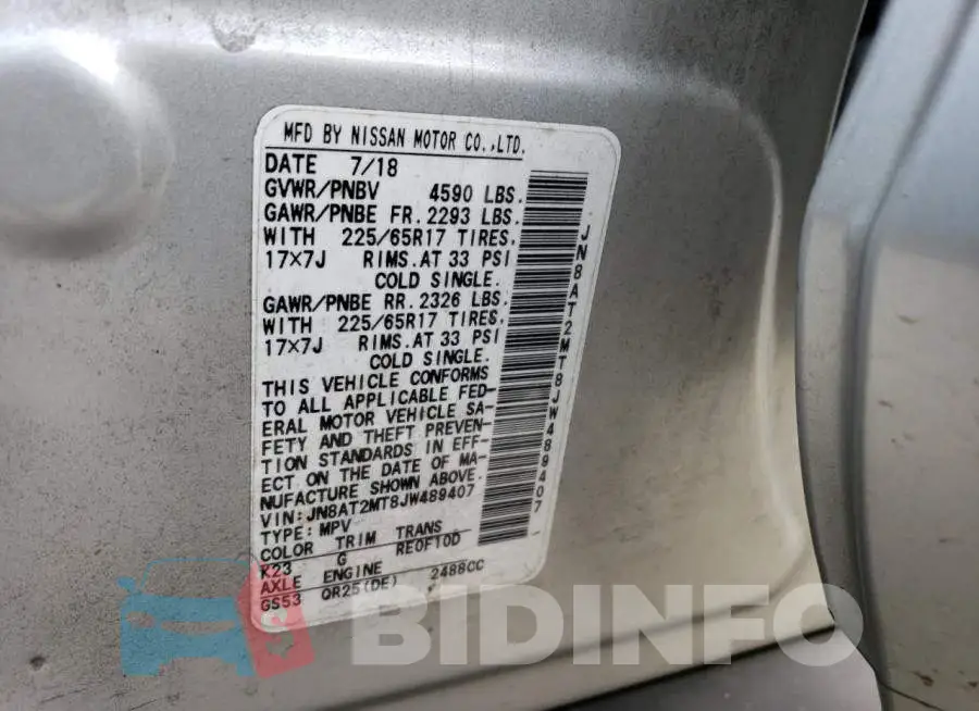 JN8AT2MT8JW489407 Photo# 13
