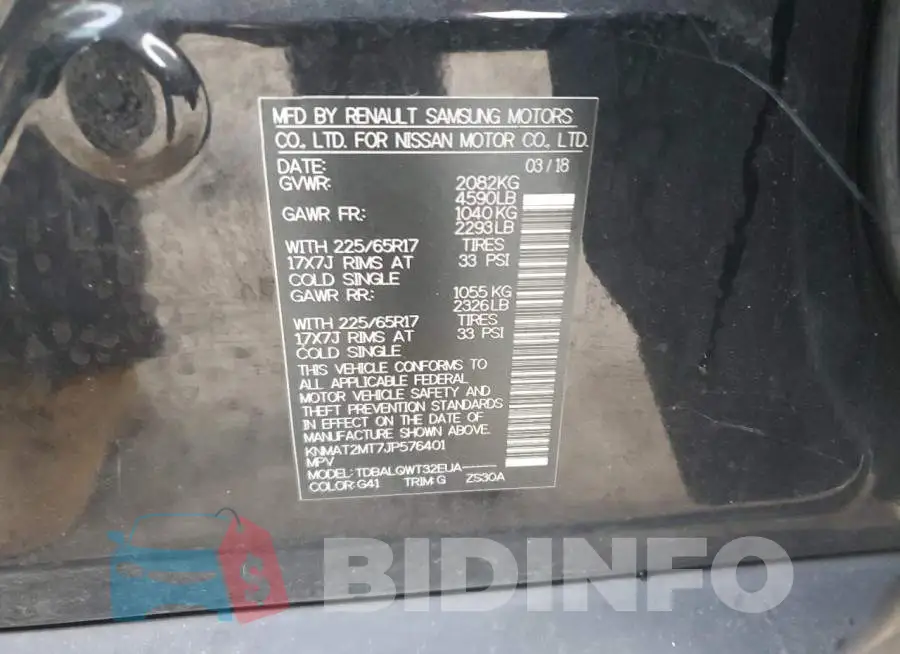 KNMAT2MT7JP576401 Photo# 13
