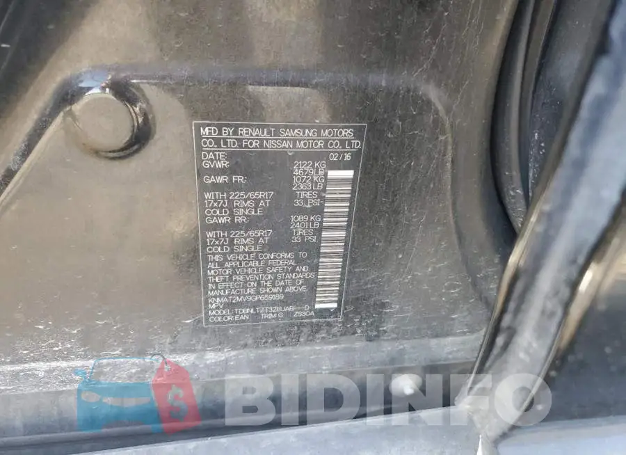 KNMAT2MV9GP659189 Photo# 13