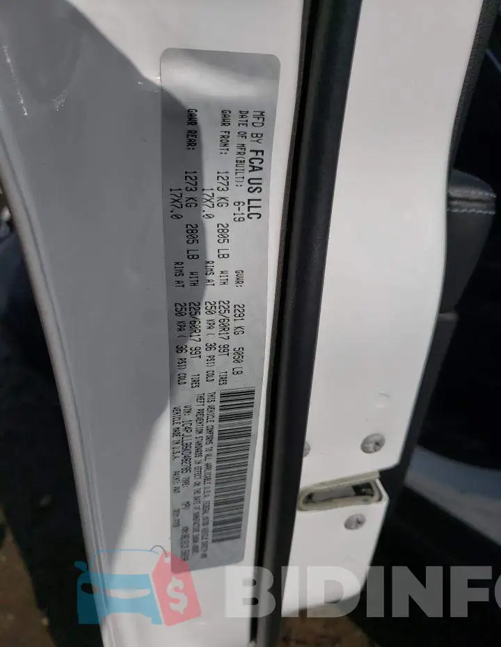 1C4PJLLB6KD482785 Photo# 13