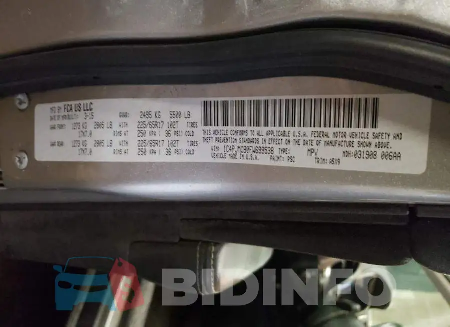 1C4PJMCB0FW699538 Photo# 14