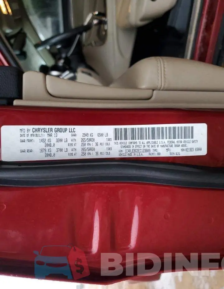 1C4RJEBG3EC123809 Photo# 13