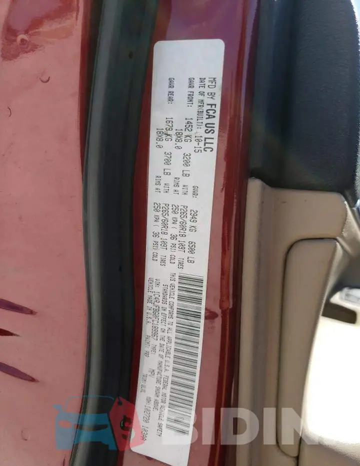 1C4RJFBG0FC189967 Photo# 13