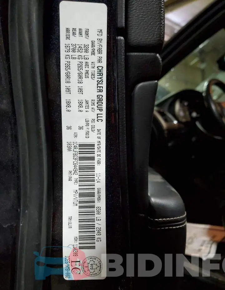 1C4RJFBG3FC644942 Photo# 14