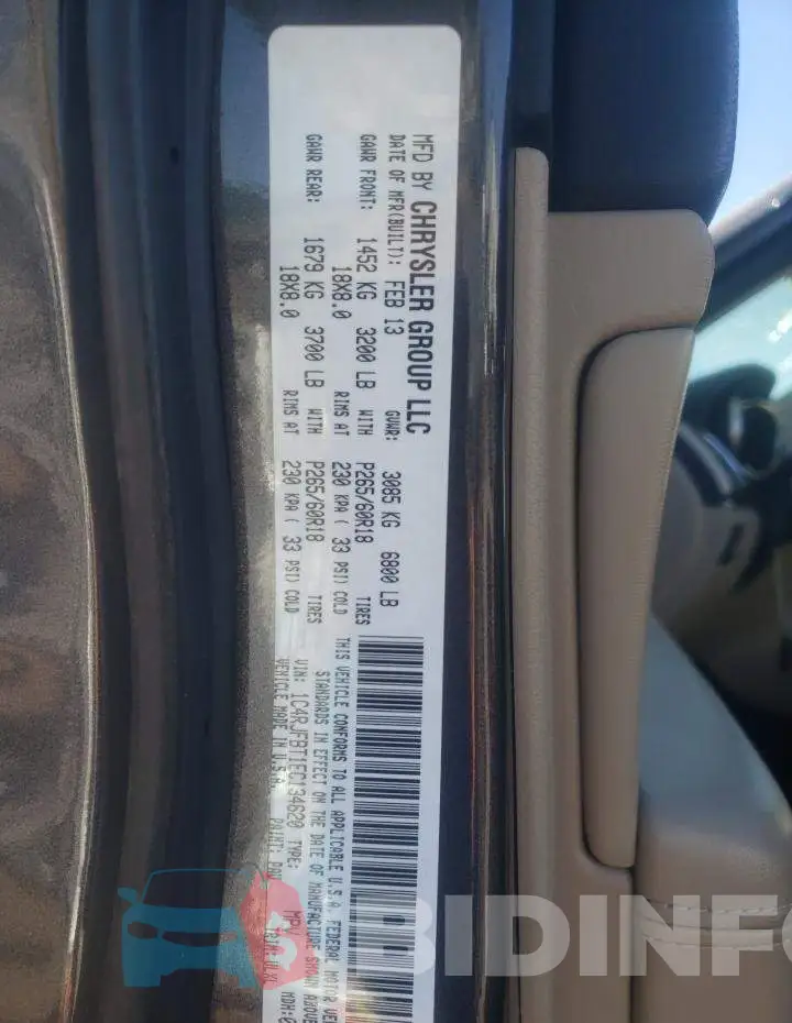 1C4RJFBT1EC134620 Photo# 13