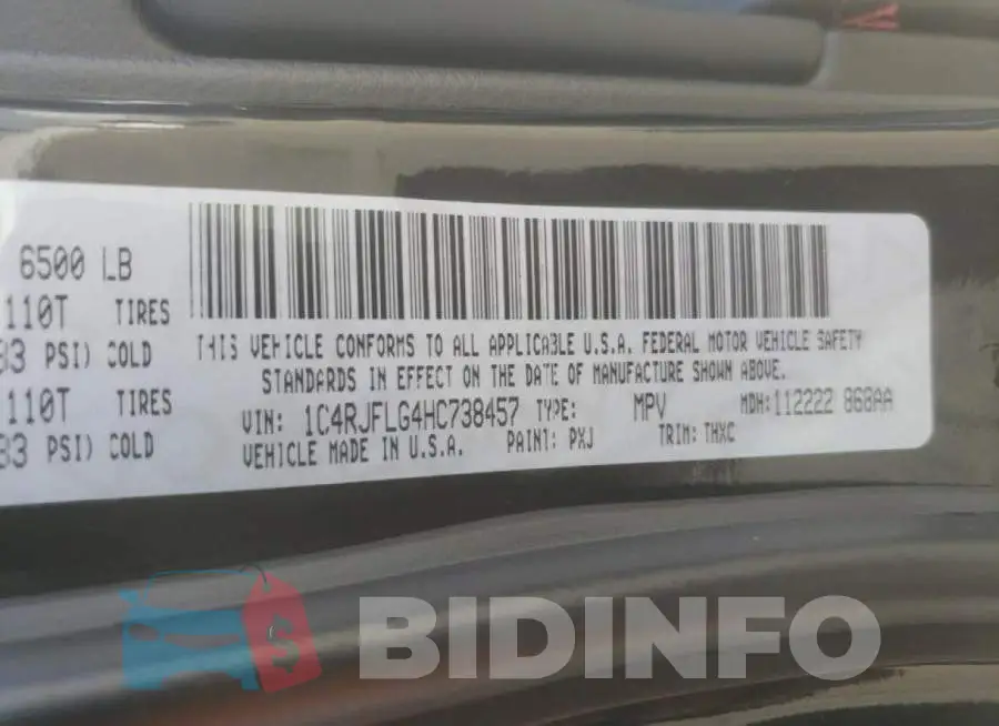 1C4RJFLG4HC738457 Photo# 10