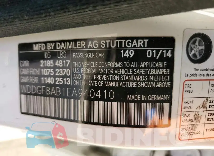 WDDGF8AB1EA940410 Photo# 12