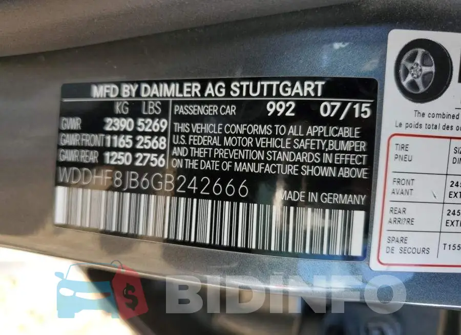 WDDHF8JB6GB242666 Photo# 12