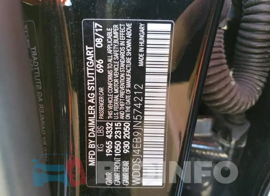 WDDSJ4EB9JN574212 Photo# 12