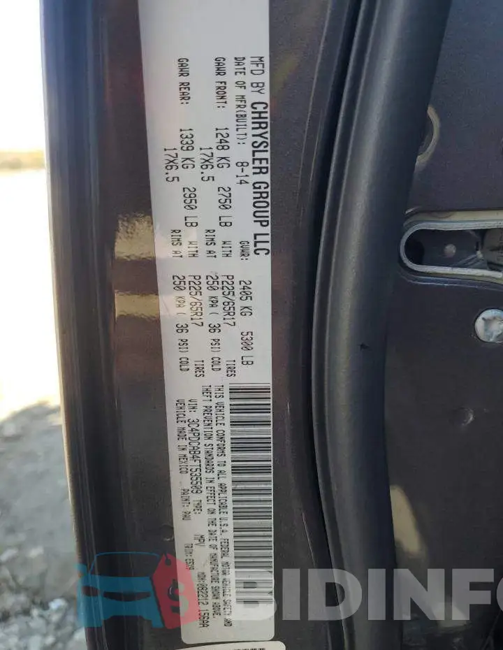 3C4PDCAB4FT535509 Photo# 13