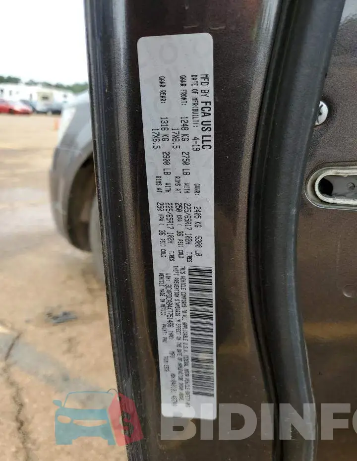3C4PDCAB4KT751466 Photo# 13