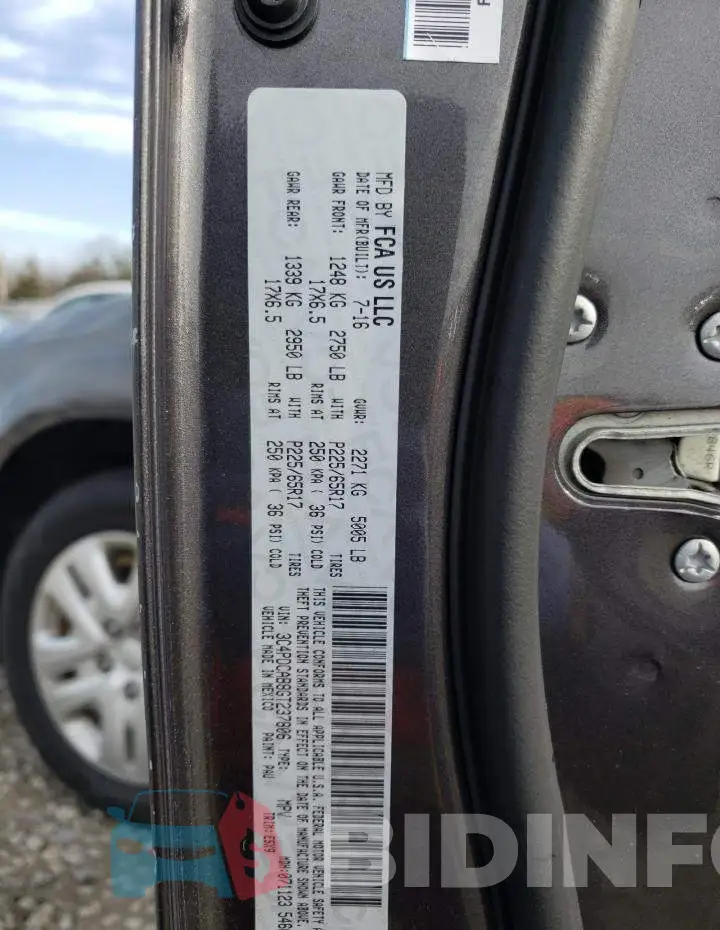 3C4PDCAB8GT237806 Photo# 13