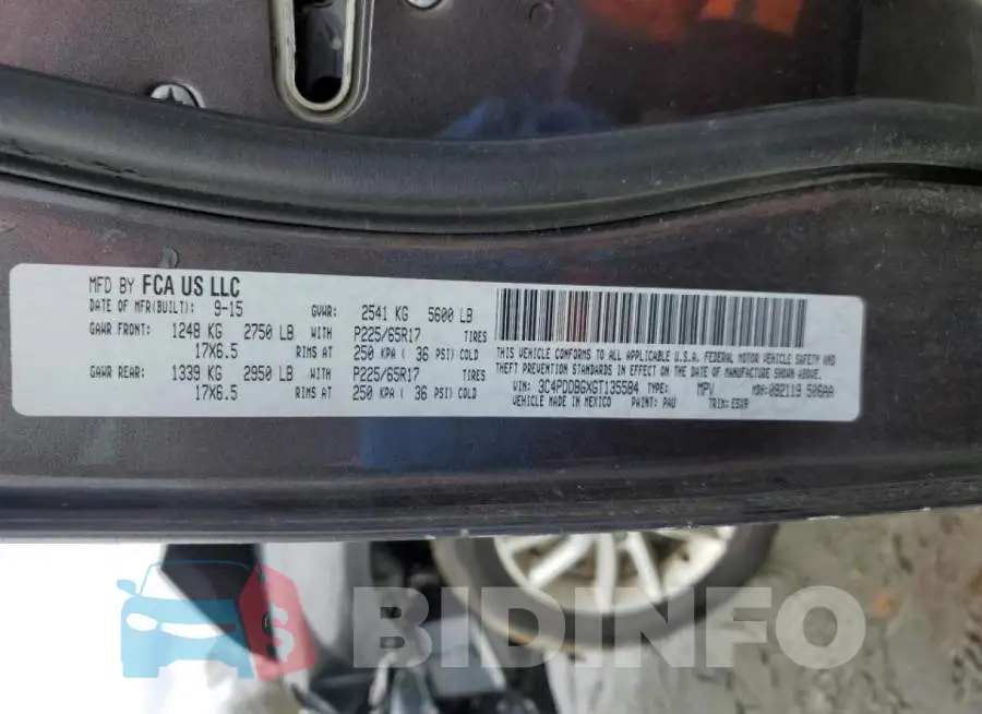 3C4PDDBGXGT135584 Photo# 13