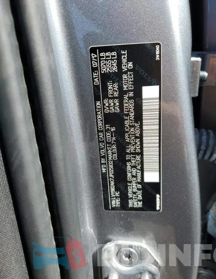 LVY982AK7JP025832 Photo# 10