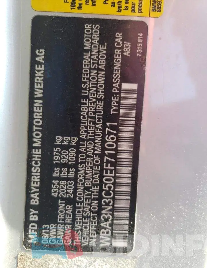 WBA3N3C50EF710671 Photo# 13