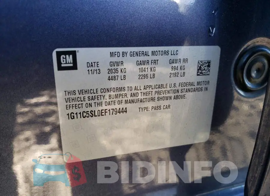1G11C5SL0EF179444 Photo# 12