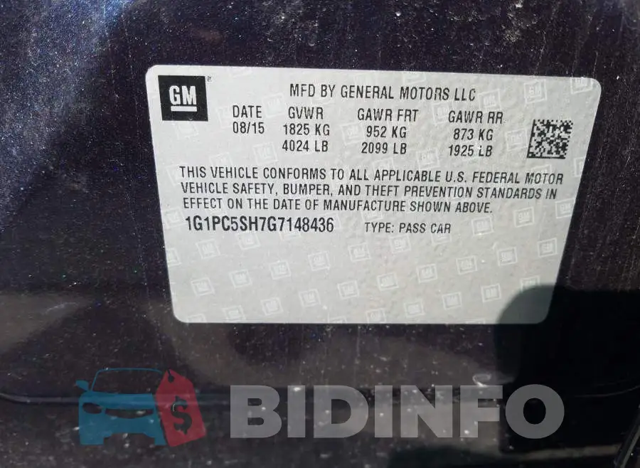 1G1PC5SH7G7148436 Photo# 10