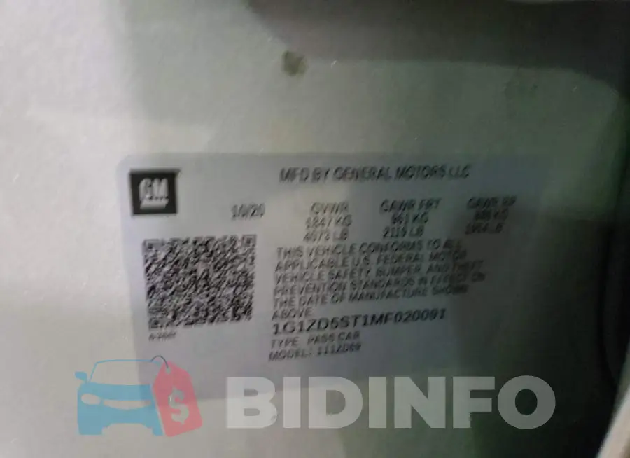 1G1ZD5ST1MF020091 Photo# 12